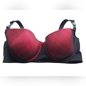 TI VOGLIO Gisella Lightly Padded Demi Cup Bra 38DD New With Tag